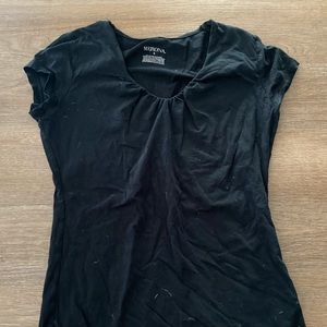 Small black tee